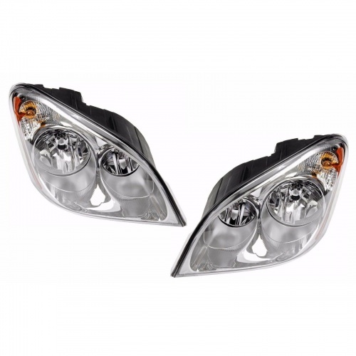 Freightliner Cascadia Headlight Pair Set 2008 - 2016 Left Right Side with Bulbs